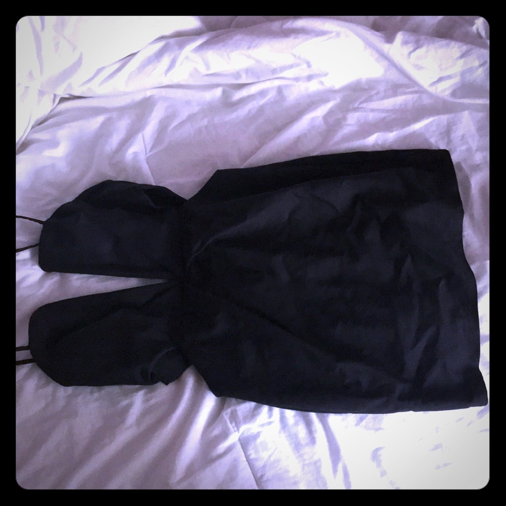 Tight, black night out dress